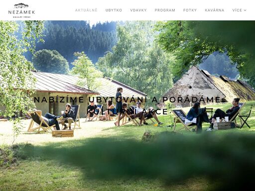 v záložce program jsou potvrzené akce pro léto 2025.