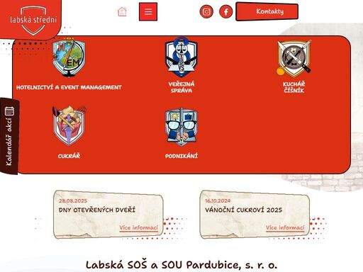 úvod | jsme škola zaměřená na hotelnictví, event management, cestovní ruch a veřejnou správu, hlavně ale: propojujeme teorii s praxí