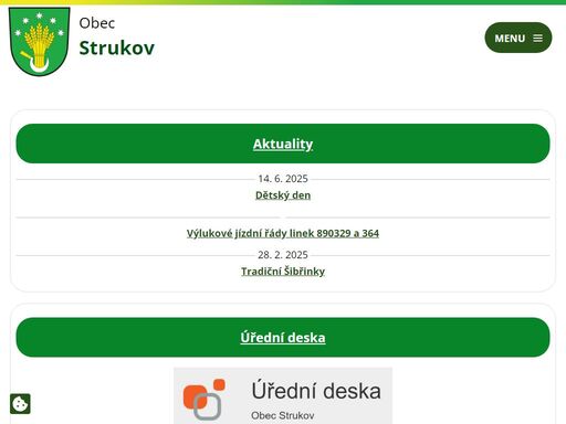 strukov je obec ležící v okrese olomouc. má 162 obyvatel a jeho katastrální území má rozlohu 49 ha. je zde nově vybudované biocentrum b-9. má 77 čísel popisných. lid je bodrý, typicky hanáckého zrna.