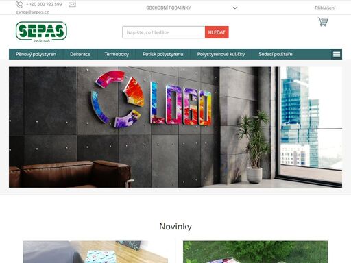 e-shop sepas - výroba polystyrenu s tradicí. vítáme vás na stránkách e-shopu sepas. 
tradice výroby a zpracování pěnového polystyrénu na valašsku sahá až do roku 1967. v té době byl polystyrén poprvé zpracováván v obci zašová pro obalovou techniku. nové průmyslové odvětví se brzy ze zašové začalo rozšiřovat po celém…