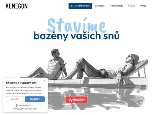chcete postavit bazén nebo hledáte zastřešení pro ten současný? nabízíme bazény i ploché zastřešení s poctivou českou výrobou.