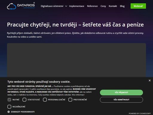 funkce, kterými datarios ušetří váš čas a vy se tak můžete věnovat skutečně důležité práci.