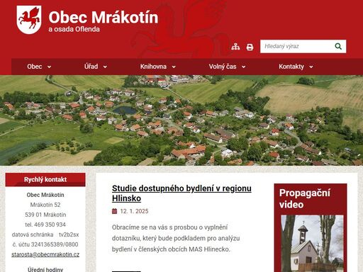 obec mrákotín