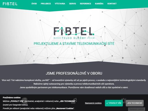 nabízíme komplexní služby od investiční výstavby až po provoz telekomunikačních sítí. jsme spolehlivý partner pro outsourcing telekomunikací.