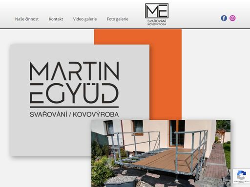 zámečnické práce, kovovýroba, svařování, pergoly.