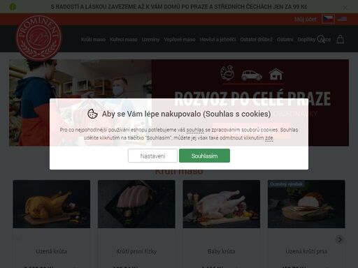 e-shop největšího českého chovatele a zpracovatele krůtího masa s 17 prodejnami v čr.