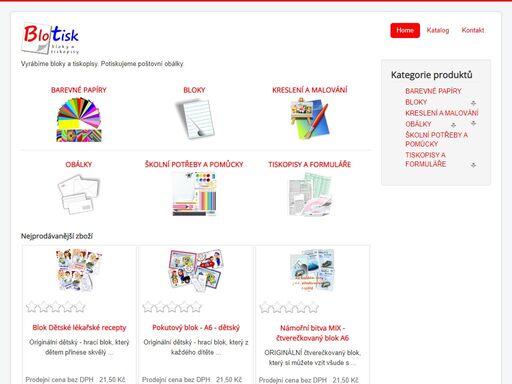 blotisk - bloky, tiskopisy, obálky s potiskem. specializujeme se na výrobu firemních a reklamních bloků, přímopropisujících tiskopisů a formulářů a potisk poštovních obálek. jsme výrobci papírenského sortimentu pod značkou qvv
