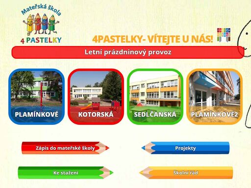  mš sedlčanská, mš plamínkové, mš kotorská, mš plamínkové 2. ve všech školkách pracujeme podle svého školního vzdělávacího programu