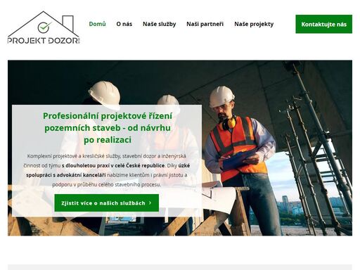 projekt dozor s.r.o. zajišťuje profesionální dohled a projektové řízení staveb po celé čr. díky úzké spolupráci s advokátní kanceláří nabízíme i právní podporu v průběhu celého projektu.