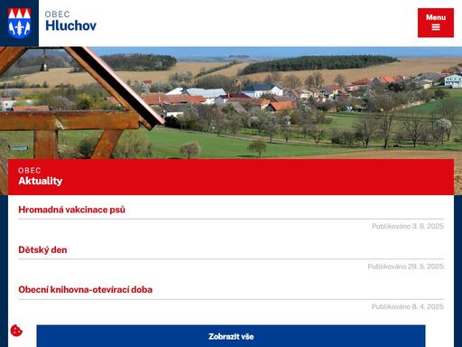 obec hluchov leží na jižním okraji zábřežské vrchoviny okrsku přemyslovické vrchoviny.