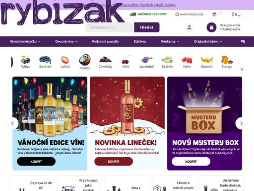 rybízák.cz je ovocný vinný sklípek, který nabízí několik desítek prémiových vín z různých druhů ovoce a bylin.