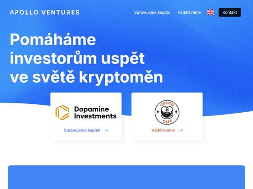 apollo ventures je alternativní investiční fond zaměřený na správu venture kapitálu v sektoru digitálních aktiv.