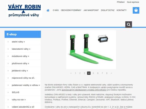 průmyslové váhy, jeřábové váhy, nápravové váhy, elektronické váhy, pásové váhy, počítací váhy, laboratorní váhy, vážení zásobníků, tenzometrické snímače, indikátory k vahám, součásti vah, servis vah