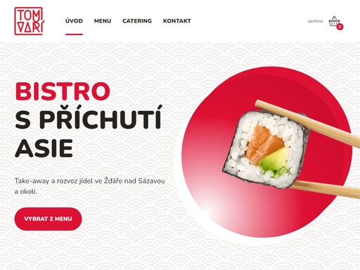 take-away bistro a rozvoz jídel ve žďáře nad sázavou a okolí. čerstvé sushi, zdravé poke bowls, ry´žové i udon nudle, voňavé pokrmy s teriyaki z rozpáleného woku a mnoho dalších dobrot.