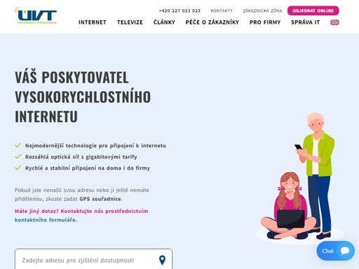 využíváme nejmodernější technologie pro připojení k internetu. máme rozsáhlou optickou síť s gigabitovými tarify. rychlé a stabilní připojení na doma i do firmy.