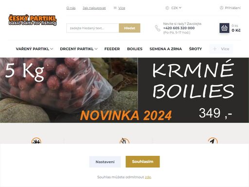 český výrobce rybářských návnad a nástrah