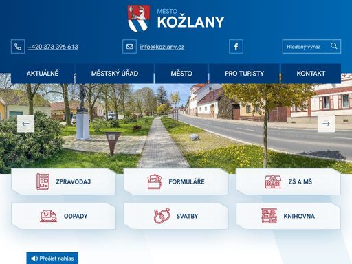oficiální stránky města kožlany