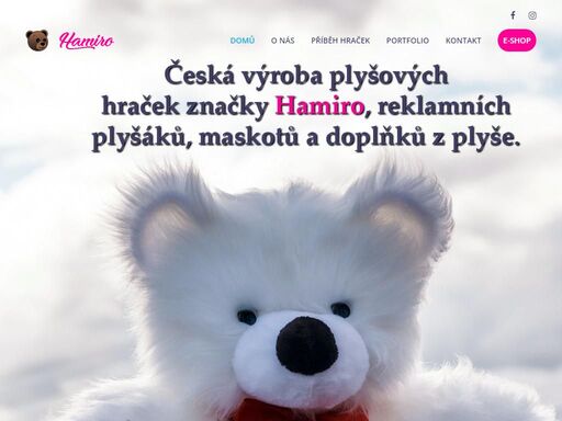 česká kvalitní výroba plyšových hraček hamiro!