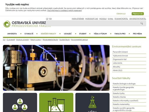 environmentální centrum - oficiální internetové stránky ostravské univerzity.