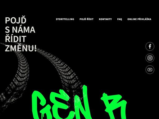 naučíme tě řídit tak, aby tě jízda autem bavila stejně jako nás! zvládneme spolu řidičák skupiny b a taky be na auto s přívěsem. nová generace riderz potřebuje změnu. tak ji s náma pojď řídit!