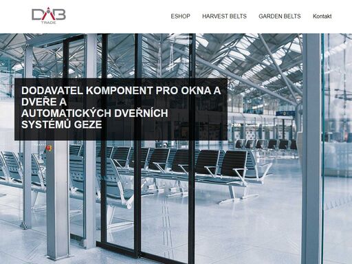 dodavatel komponent pro okna a dveře. výroba, dodávka, montáž, záruční a pozáruční servis automatických dveří a systémů rwa.