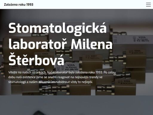 vítejte na našich stránkách. naše laboratoř byla založena roku 1993. po celou dobu naší existence jsme se snažili reagovat na nejnovější trendy ve stomatologii a našim zákazníkům nabídnout vždy to nejlepší.
