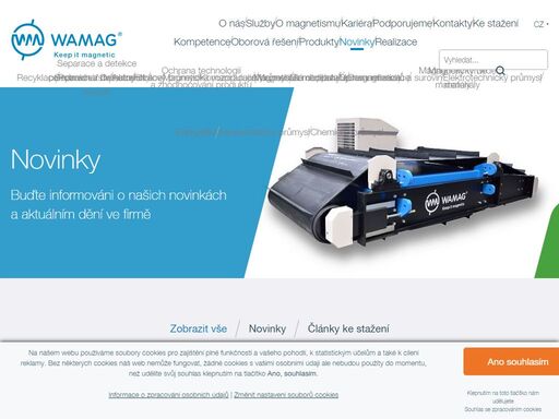 navrhujeme a vyrábíme vysoce kvalitní magnety a magnetické systémy určené pro třídění kovů, recyklaci, manipulaci, dopravu, zvedání a demagnetizaci v různých průmyslových odvětvích.