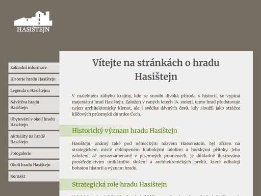středověká pevnost s bohatou historií a úchvatným výhledem, to je hrad hasištejn! přijďte objevit naše dávné dějiny!
