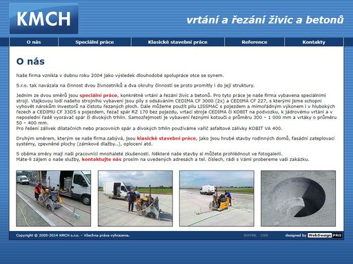 kmch - vrtání a řezání živic a betonů
