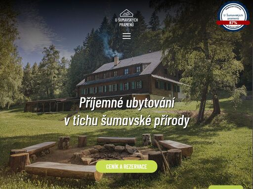 chata u šumavských pramenů nedaleko kašperských hor nabízí pokoje a apartmá pro vaše pohodlí, ze kterých si vybere každý cestovatel. odpočiňte si po náročném