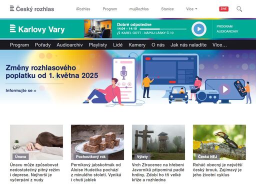 online vysílání a vše o programu. aktuální zprávy, tipy na výlety, recepty, užitečné rady, příběhy a rozhovory se zajímavými hosty.