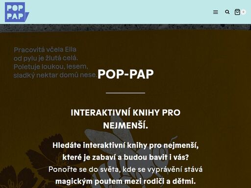 hledáte interaktivní knihy pro nejmenší, které je zabaví a budou bavit i vás? staňte se součástí rozmanitých příběhů společně s vašimi dětmi.