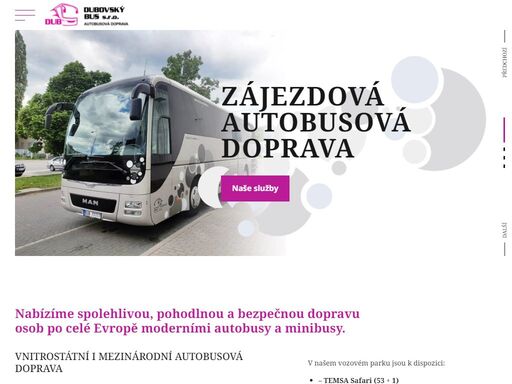 autobusová doprava josef dubovský, staré město.