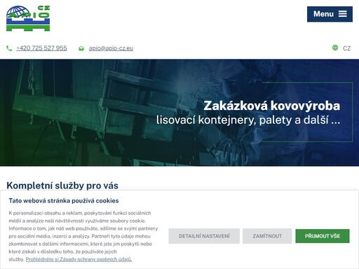 česká strojírenská firma od roku 2002 – zakázková kovovýroba: kontejnery, palety, nosiče, vozíky i komplexní strojírenské služby. apio cz, s.r.o. golčův jeníkov – kvalita, flexibilita a kompletní servis