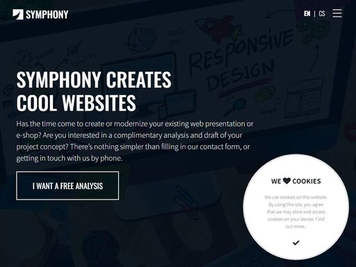 has the time come to create or modernize your web presentation or e-shop? are you interested in a complimentary analysis and draft of your project concept?