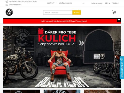 black heart shop - symbol pro všechny, kteří chtějí jít vlastní cestou!