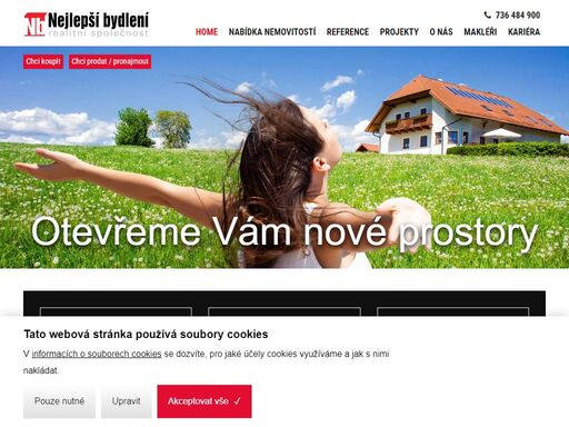 jsme česká nezávislá realitní společnost s působností v brně, praze, ostravě a na slovensku a na trhu s nemovitostmi jsme činní od roku 2003.