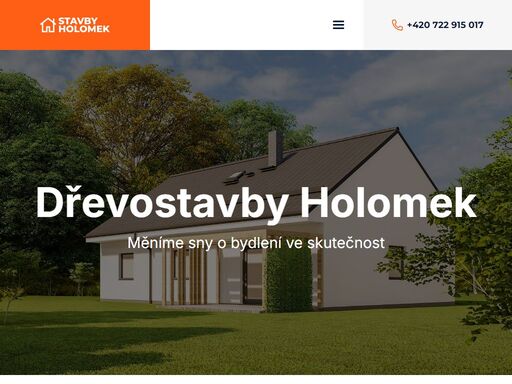stavby holomek budují domy, ve který se dobře a zdravě žije. které materiálově i vzhledem souzní s přírodou. chcete stavět dům? zavolejte nám.