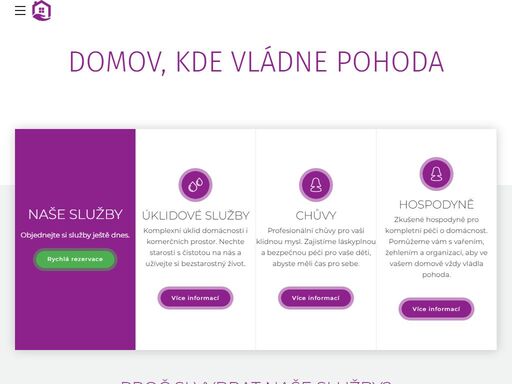 naším posláním je poskytovat prvotřídní úklidové služby, profesionální chůvy a hospodyně. naše služby poskytujeme ve vybraných městech ve středočeském, libereckém, ústeckém a královéhradeckém kraji.