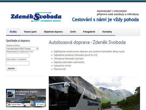 autobusová doprava vnitrostátní i mezinárodní - zdeněk svoboda