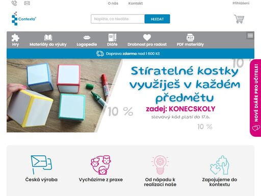 hledáš výukové materiály pro zábavné učení? objev vzdělávací hry, které nadchnou děti i tebe! originální materiály s minimem příprav od holek z contexty.
