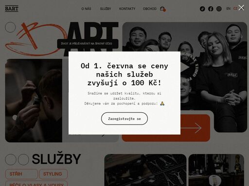 vítejte v holičství bart v praze! naši zkušení mistři nabízejí stylové střihy a péči o vousy, kombinující klasické techniky a moderní trendy. naše útulná atmosféra a osobní přístup jsou zárukou prvotřídních služeb. 