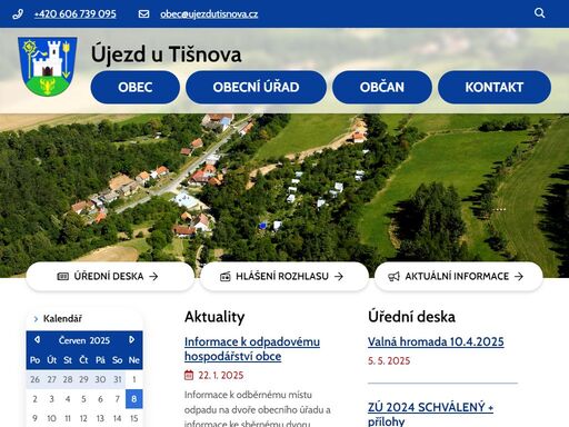 obec újezd u tišnova