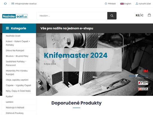 vše pro nožíře na jednom e-shopu