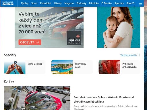 novinky a zprávy z břeclavi a okolí. nejdůležitější informace a události z jednotlivých obcí, dění v politice, kultuře, sportu i v běžném životě.