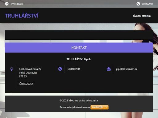 výroba nábytku na zakázku z lamina, montáž interiérových dveří, prodej interiérových dveří, výroba vestavěných skříní, výroba a montáž pergol, informační dřevěné tabule a cedule. zaměřuji se na jihomoravská kraj, pardubický kraj, brno, blansko, boskovice, jevíčko, velké opatovice a okolí.