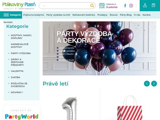 hledáte originální kostýmy, výzdobu a doplňky pro vaše karnevalové oslavy a party? navštivte nejlevnejsikarneval.cz v praze a vyberte si z široké nabídky za nejlepší ceny.