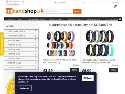 najširšia ponuka pre váš mi band 1/2/3/4/5/6. ? fitness náramky ? náhradné náramky a remienky ? ochranné sklá a fólie ? nabíjačky ? náhradné cvočky
