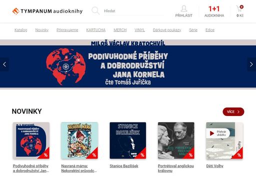 audioknihy. tympanum. prodej audioknih vydavatelství tympanum audioknihy. mluvené slovo. cteteusima.