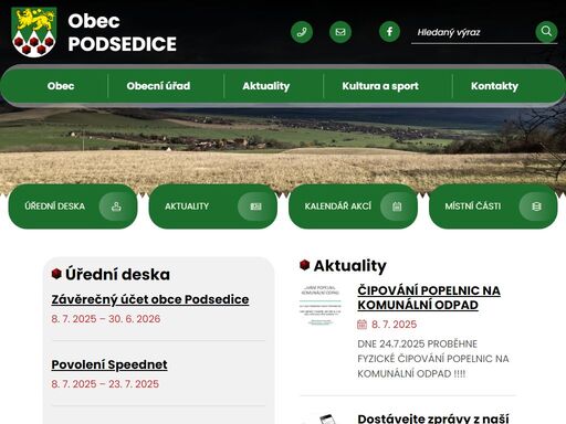 obec podsedice